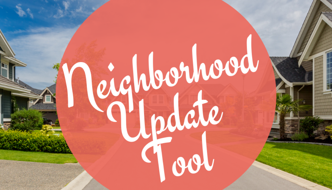 Neighborhood Update Tool